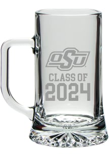 Oklahoma State Cowboys Class of 2024 Hand Etched Crystal Maxim Stein
