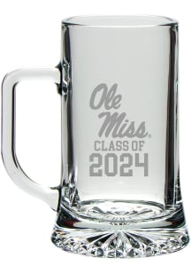 Ole Miss Rebels Class of 2024 Hand Etched Crystal Maxim Stein