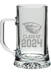 Oregon State Beavers Class of 2024 Hand Etched Crystal Maxim Stein