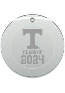 Tennessee Volunteers Class of 2024 Hand Etched Crystal Circle Ornament