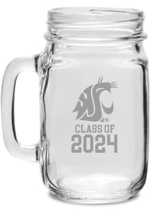 Washington State Cougars Class of 2024 Hand Etched Jar Stein
