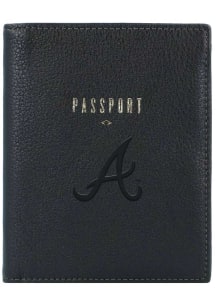 Atlanta Braves Fossil Eco Leather Passcase Mens Bifold Wallet
