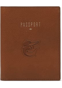 Baltimore Orioles Fossil Eco Leather Passcase Mens Bifold Wallet