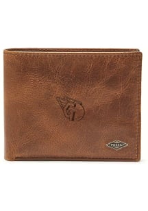 Cleveland Guardians Fossil Leather Passcase Mens Business Accessories