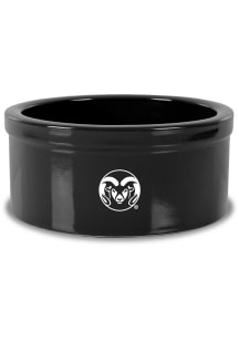 Jardine Associates Colorado State Rams Campus Crystal Small Pet Bowl Black