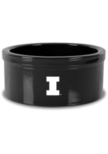 Jardine Associates Illinois Fighting Illini Campus Crystal Small Pet Bowl Black