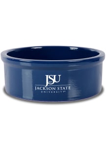 Jardine Associates Jackson State Tigers Campus Crystal Large Pet Bowl Blue