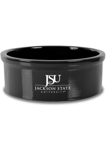 Jardine Associates Jackson State Tigers Campus Crystal Large Pet Bowl Black