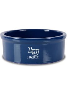 Jardine Associates Liberty Flames Campus Crystal Large Pet Bowl Blue