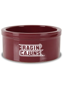Jardine Associates UL Lafayette Ragin' Cajuns Campus Crystal Small Pet Bowl Maroon