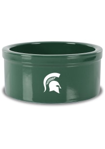 Jardine Associates Michigan State Spartans Campus Crystal Small Pet Bowl Green