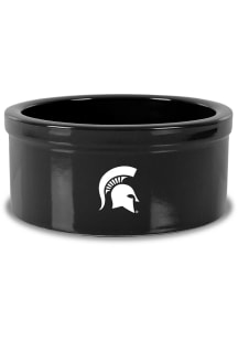 Jardine Associates Michigan State Spartans Campus Crystal Small Pet Bowl Black