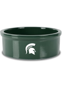 Jardine Associates Michigan State Spartans Campus Crystal Large Pet Bowl Green