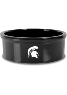 Jardine Associates Michigan State Spartans Campus Crystal Large Pet Bowl Black