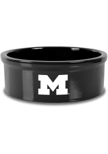 Jardine Associates Michigan Wolverines Campus Crystal Large Pet Bowl Black