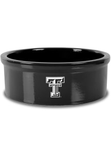 Jardine Associates Texas Tech Red Raiders Campus Crystal Large Pet Bowl Black