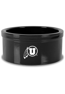 Jardine Associates Utah Utes Campus Crystal Small Pet Bowl Black