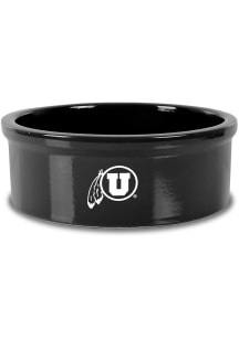 Jardine Associates Utah Utes Campus Crystal Large Pet Bowl Black