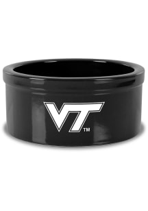 Jardine Associates Virginia Tech Hokies Campus Crystal Small Pet Bowl Black