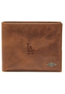 Los Angeles Dodgers Fossil Leather Passcase Mens Business Accessories