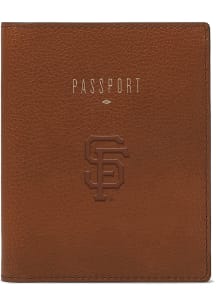 San Francisco Giants Fossil Eco Leather Passcase Mens Bifold Wallet