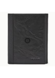 Seattle Mariners Fossil Leather Extra Capacity Mens Trifold Wallet
