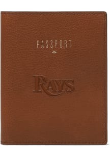 Tampa Bay Rays Fossil Eco Leather Passcase Mens Bifold Wallet