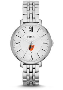 Jardine Associates Baltimore Orioles Fossil Jacqueline Stainless Steel Womens Watch