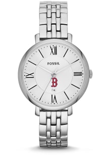 Jardine Associates Boston Red Sox Fossil Jacqueline Stainless Steel Womens Watch