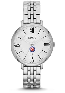 Jardine Associates Chicago Cubs Fossil Jacqueline Stainless Steel Womens Watch