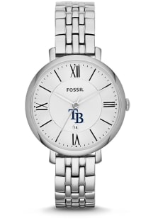 Jardine Associates Tampa Bay Rays Fossil Jacqueline Stainless Steel Womens Watch