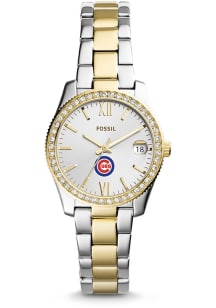Jardine Associates Chicago Cubs Fossil Scarlette Stainless Steel Womens Watch