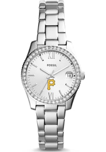 Jardine Associates Pittsburgh Pirates Fossil Scarlette Stainless Steel Womens Watch