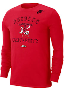 Nike Rutgers Scarlet Knights Red Core Long Sleeve T Shirt