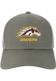 Legacy Western Michigan Broncos Grandpa Mid Pro Trucker Adjustable Hat - Charcoal