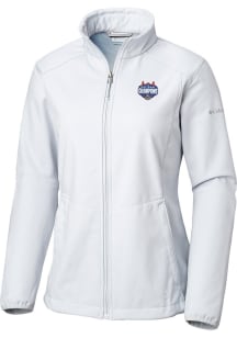 Columbia Florida Gators Womens White 2025 National Champions Heat Seal Kruser Ridge Light Weight J..