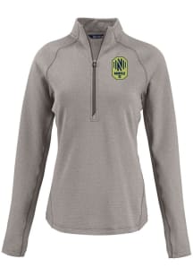 Cutter and Buck Nashville SC Womens Graphite Pehastin Qtr Zip