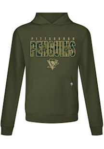 Levelwear Pittsburgh Penguins Mens Olive Relay Protect Hood