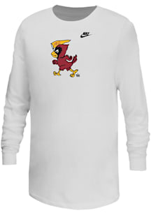Nike Iowa State Cyclones Youth White Vintage Logo Long Sleeve T-Shirt
