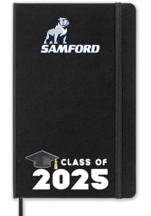 Samford University Bulldogs Class of 25 team logo Notebook and Folder - Black