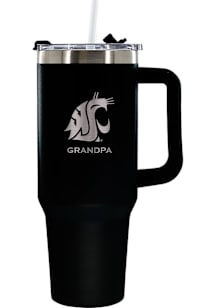 Washington State Cougars Grandpa 40oz Stainless Steel Tumbler - Black