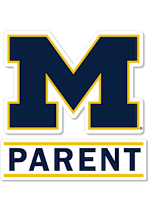 Michigan Wolverines 3 Inch Parent Auto Decal - Blue