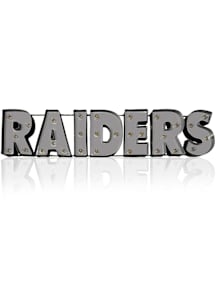 Las Vegas Raiders Wordmark Lit Metal Sign Marquee Sign