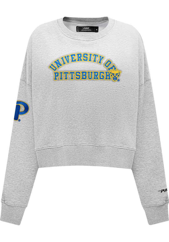 Pitt Panthers Pro Standard Crew Sweatshirt Womens GREY HEATHER Classic ...