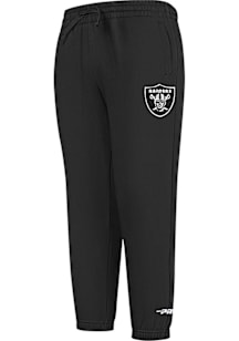 Pro Standard Las Vegas Raiders Boys Black Classic Chenille Sweatpants