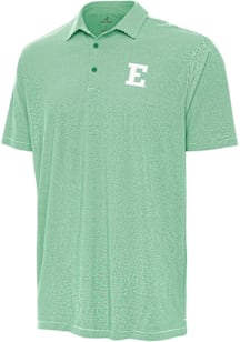 Antigua Eastern Michigan Eagles Mens Kelly Green Twine Short Sleeve Polo