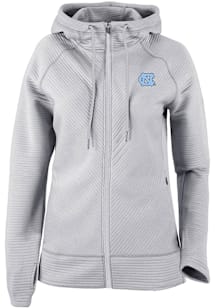Columbia North Carolina Tar Heels Womens Grey Pack It Up Long Sleeve Full Zip Jacket