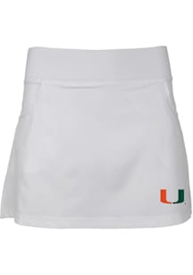 Miami Hurricanes Toddler White Sara Shorts
