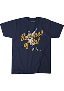 Sal Frelick Milwaukee Brewers Navy Blue Summer of Sal Short Sleeve Fashion Player T Shirt