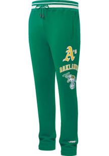 Pro Standard Oakland Athletics Mens Kelly Green Retro Classic Sweatpants